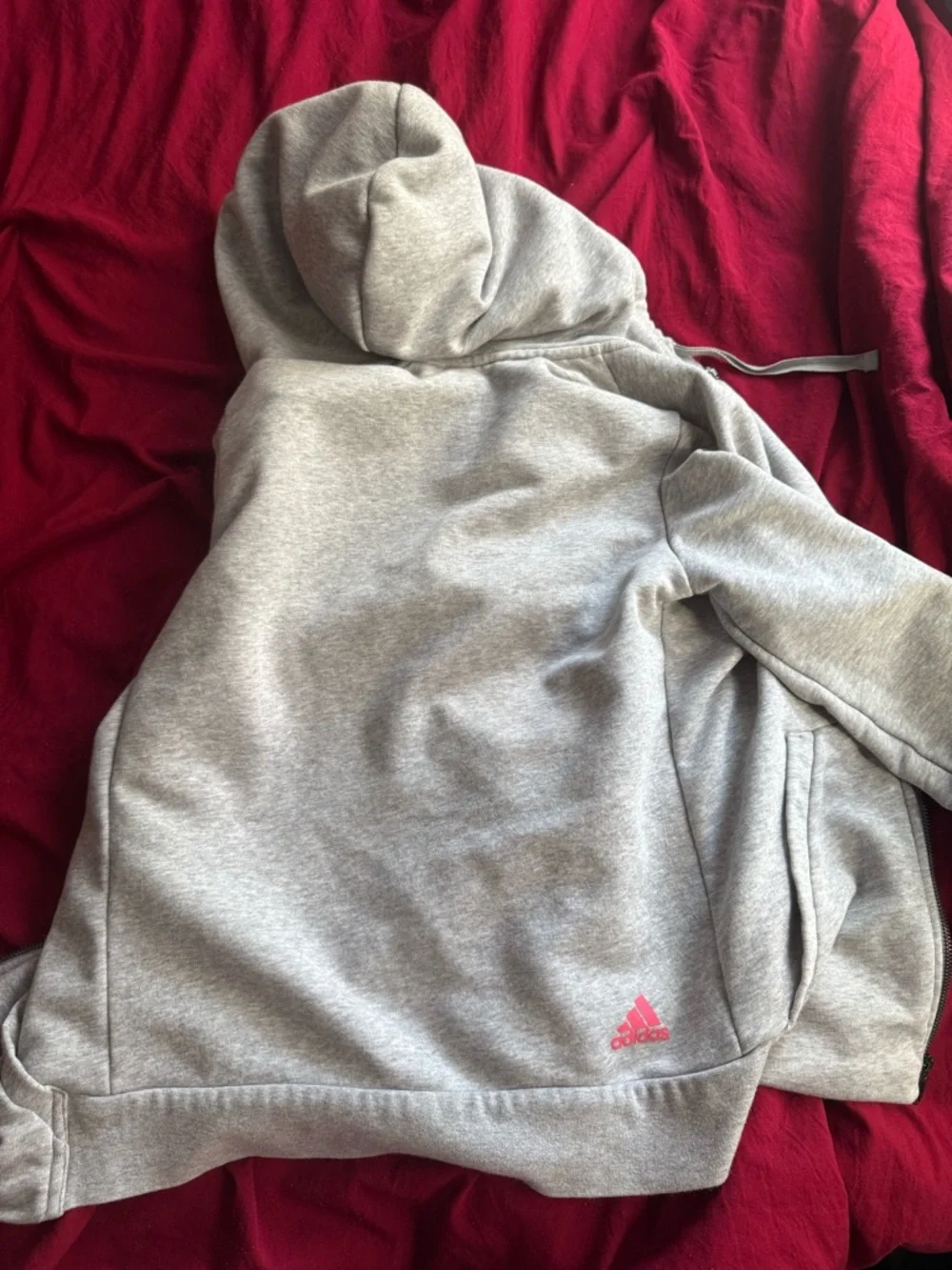 Grey and pink hoodie - Picture 2 of 5